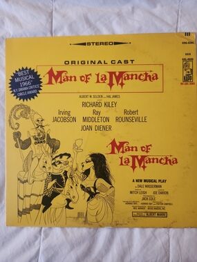 Man Of La Mancha Original Broadway Cast Vintage Vinyl -- Never Played! Secret